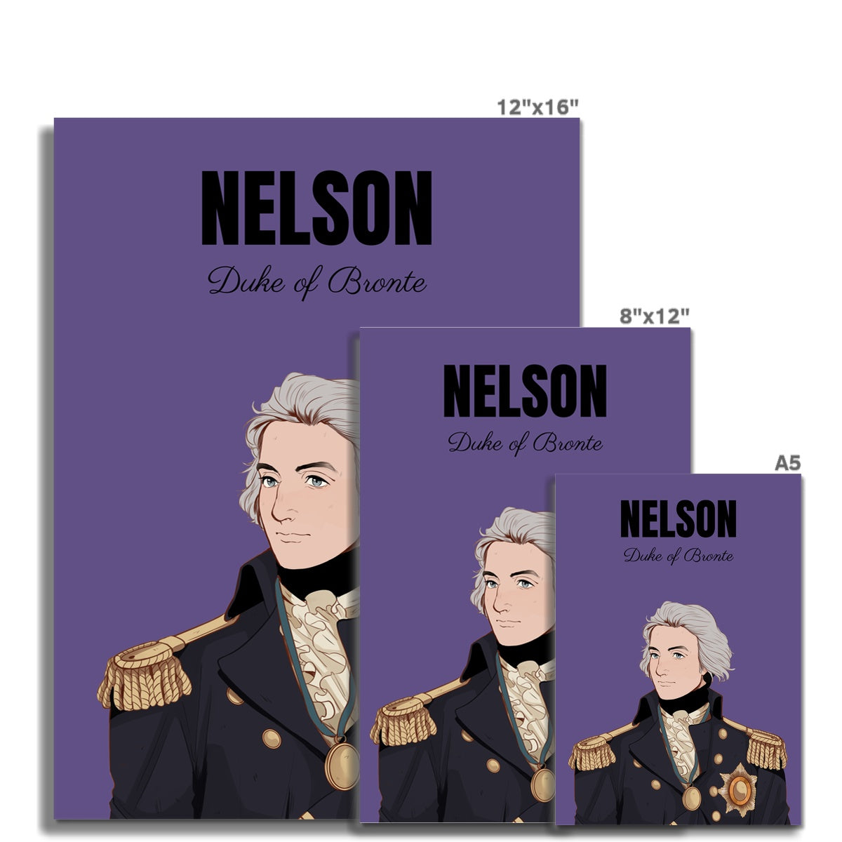 Horatio Nelson Manga Art Print