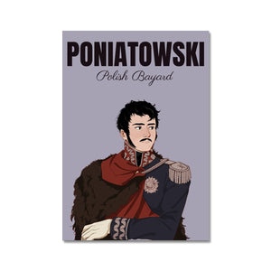 Marshal Poniatowski Manga Style Art Print - Napoleonic Impressions