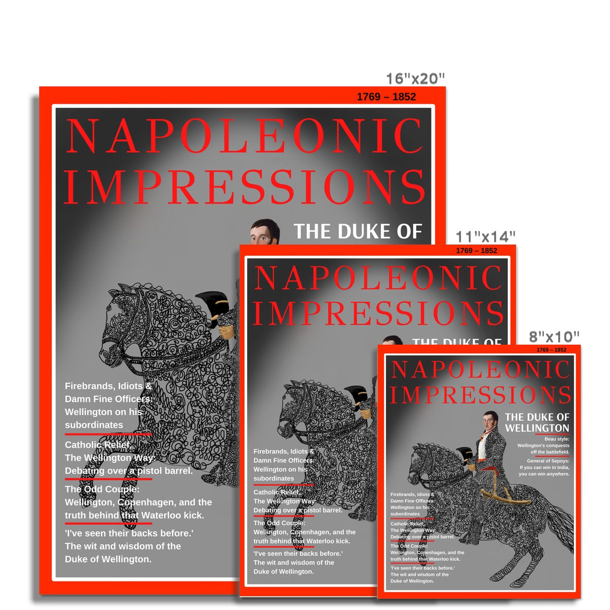 Duke of Wellington Magazine Cover Poster - Napoleonic Impressions