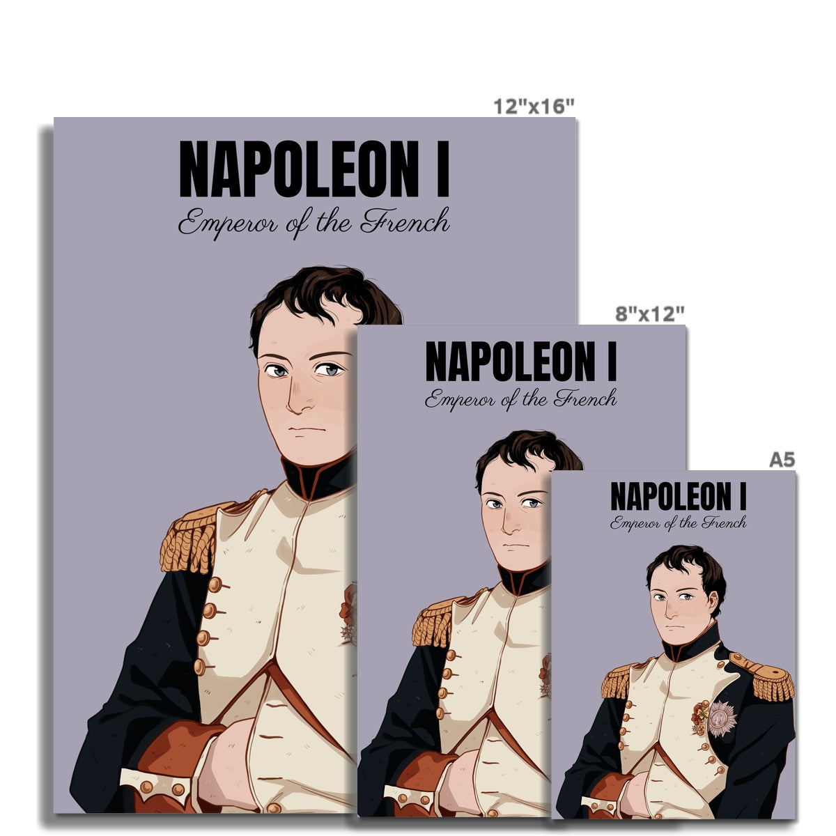 Emperor Napoleon Manga Style Fine Art Print - Napoleonic Impressions