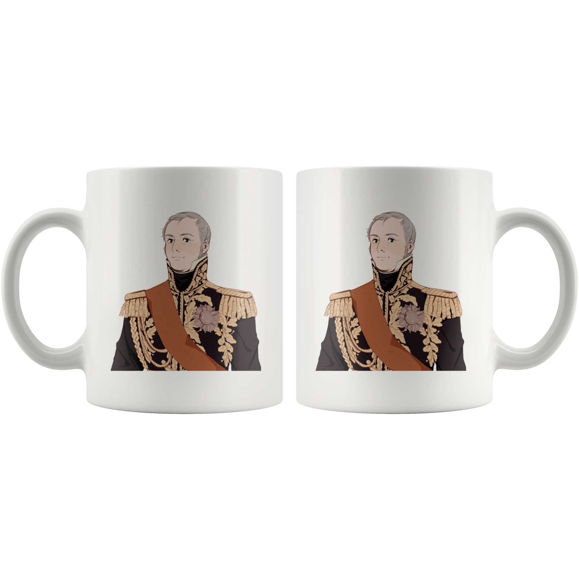 Marshal MacDonald Manga Style Mug - Napoleonic Impressions