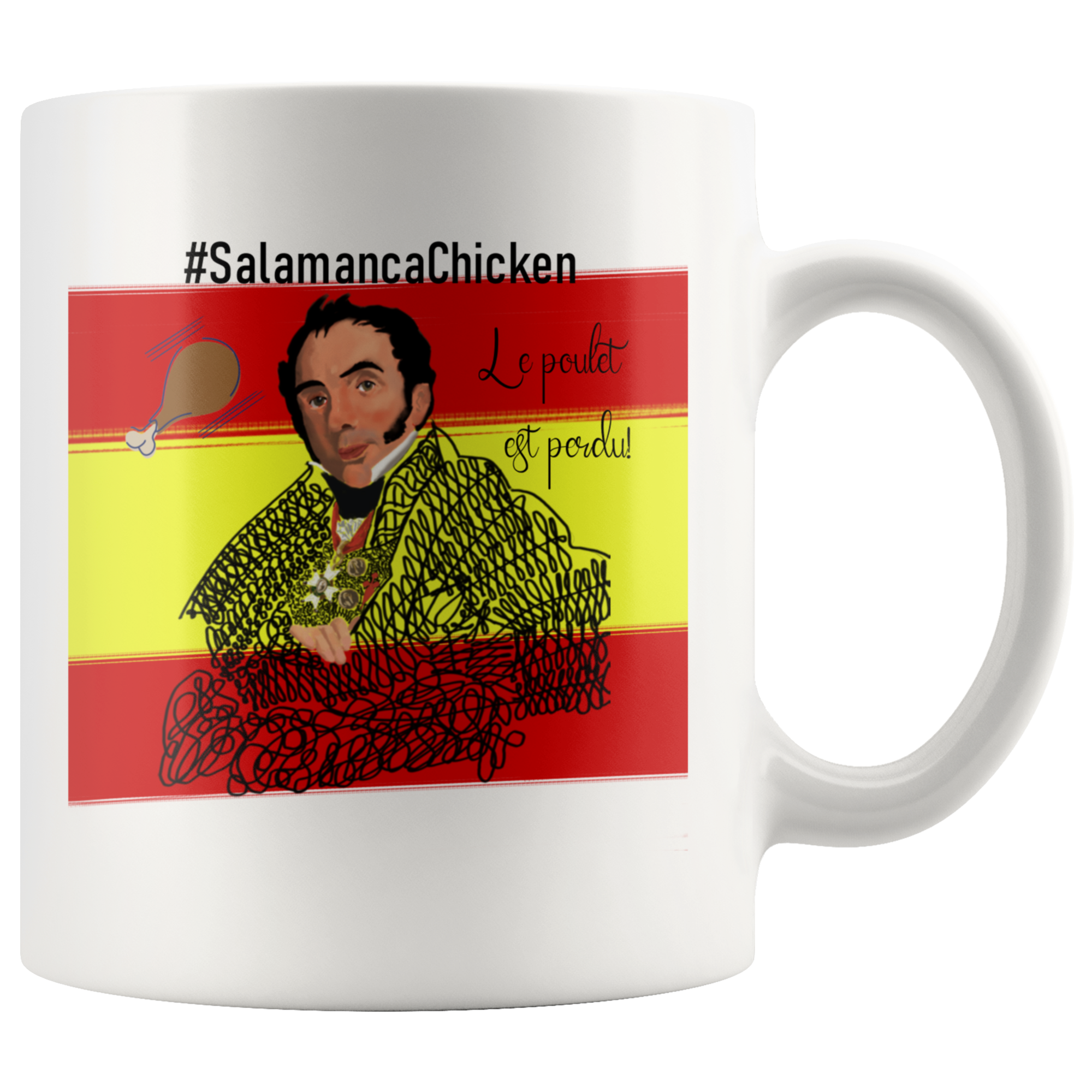 Miguel de Alava Salamanca Chicken Mug - Napoleonic Impressions