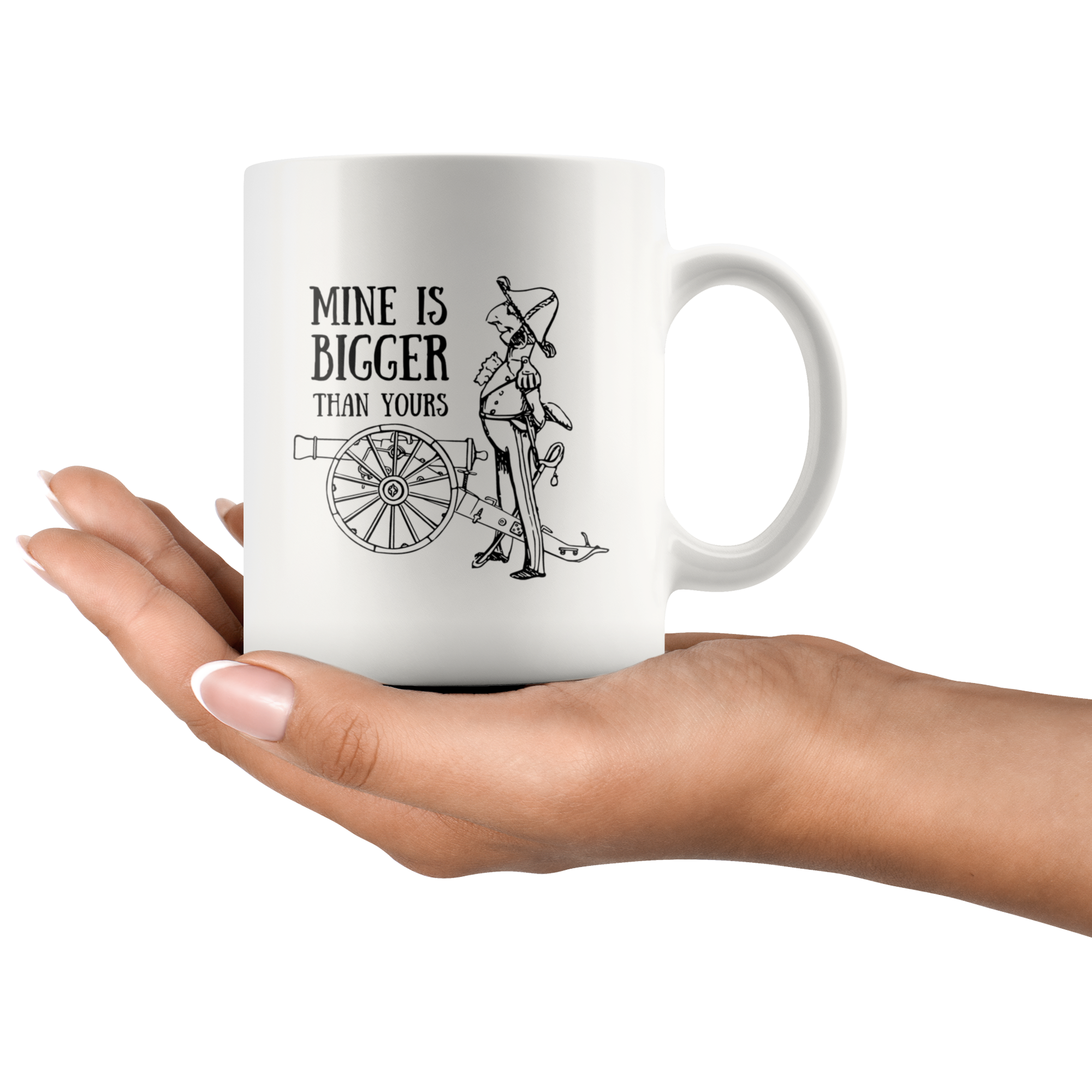 'Mine is Bigger than Yours' Funny History Mug - Napoleonic Impressions