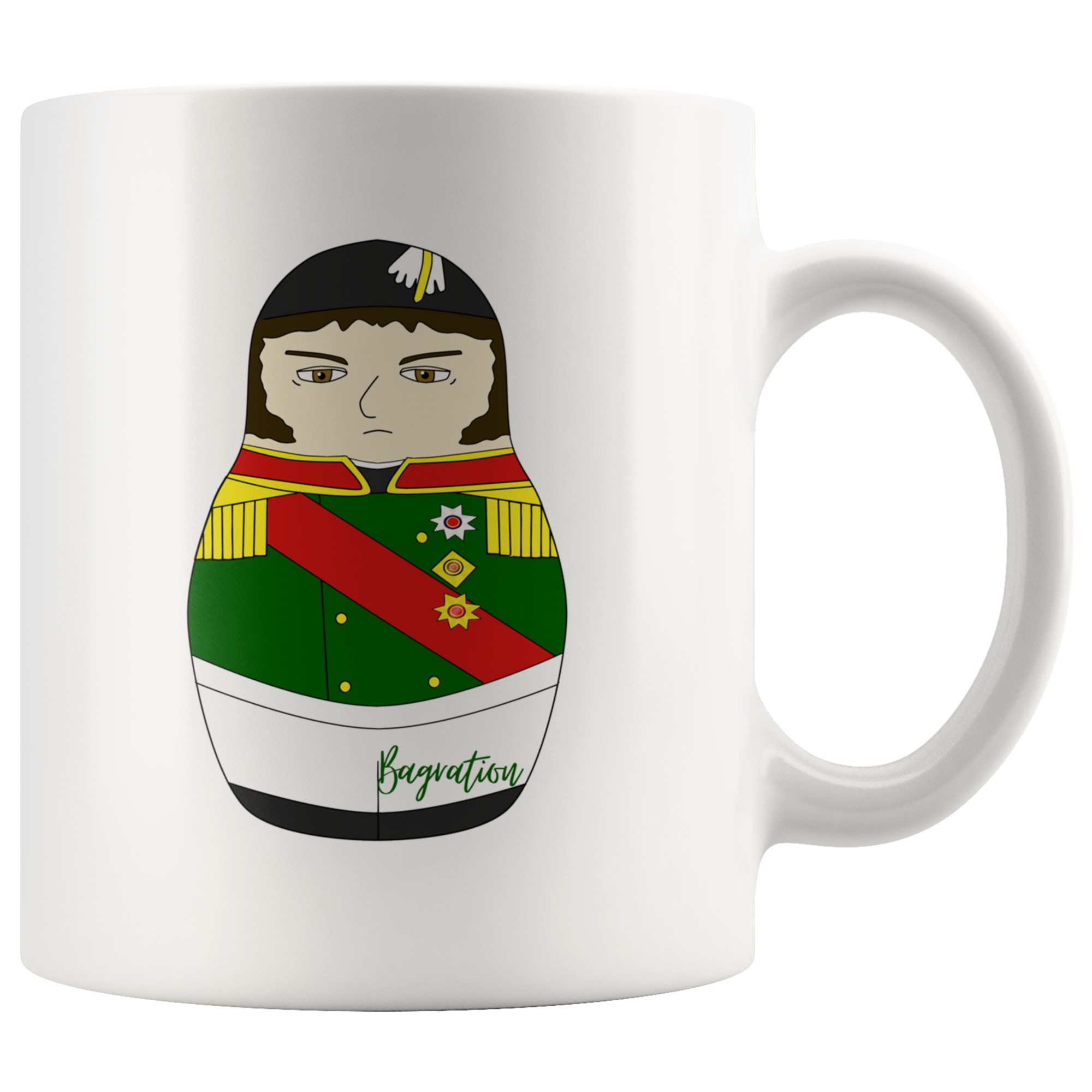 Prince Pyotr Bagration Matryoshka Mug - Napoleonic Impressions