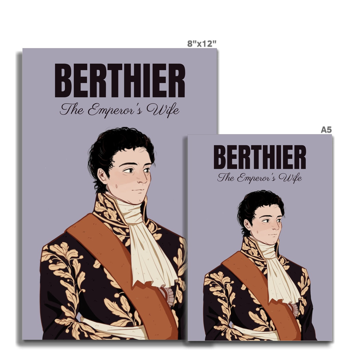 Marshal Berthier Manga Style Art Print - Napoleonic Impressions