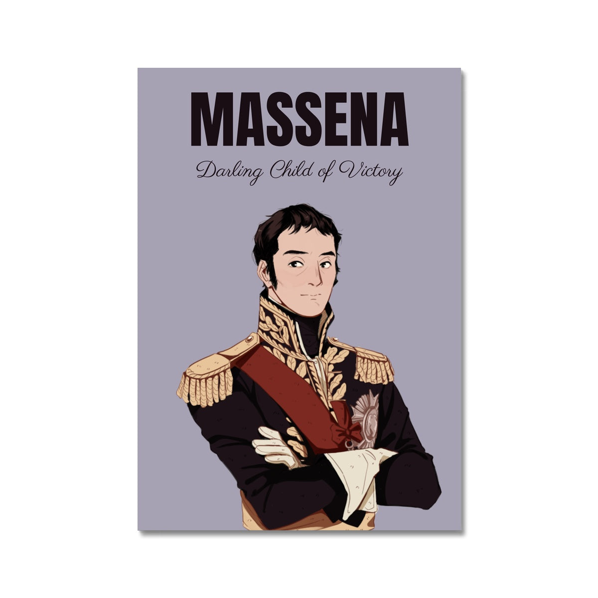 Marshal Massena Manga Style Art Print - Napoleonic Impressions