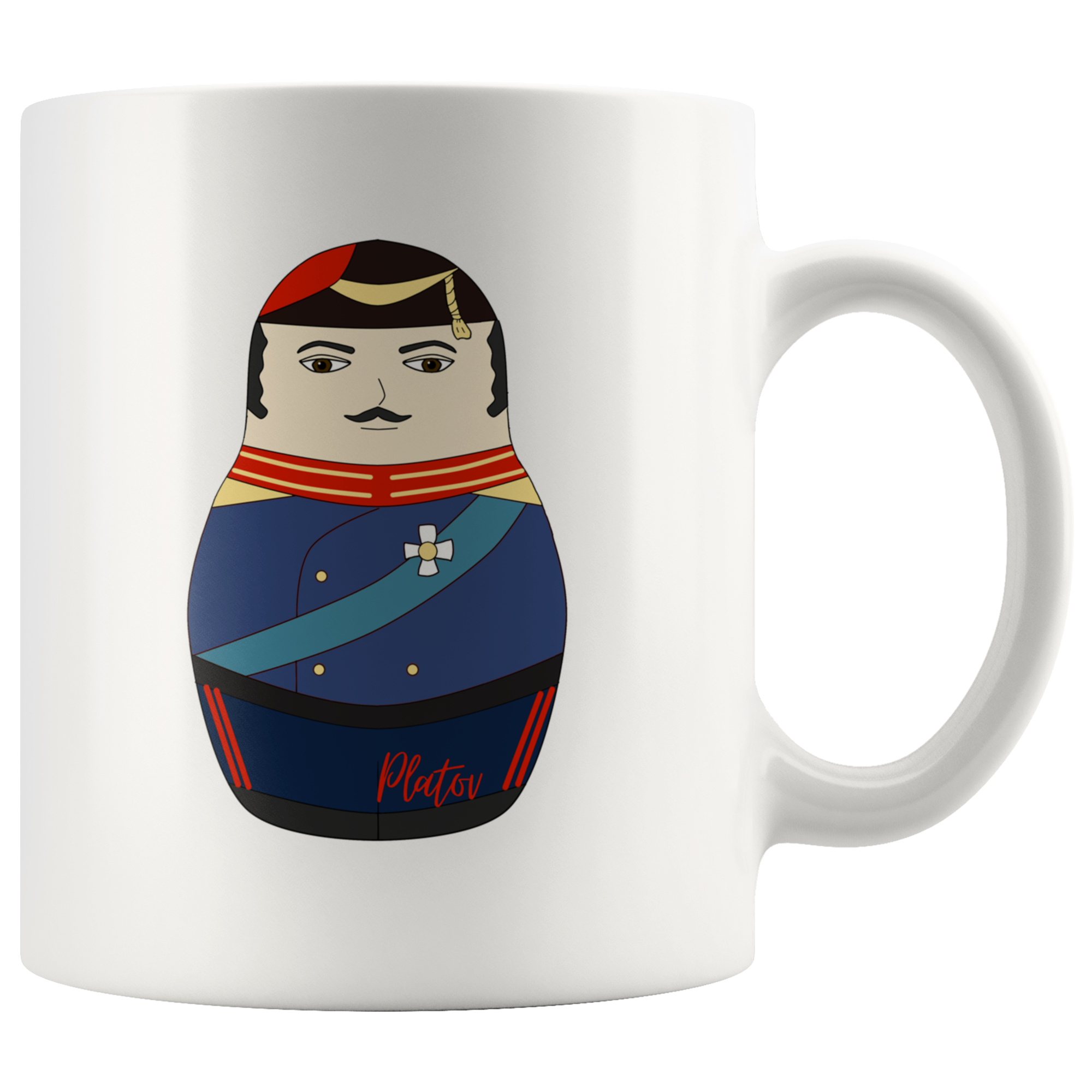 Ataman Platov Matryoshka Mug - Napoleonic Impressions