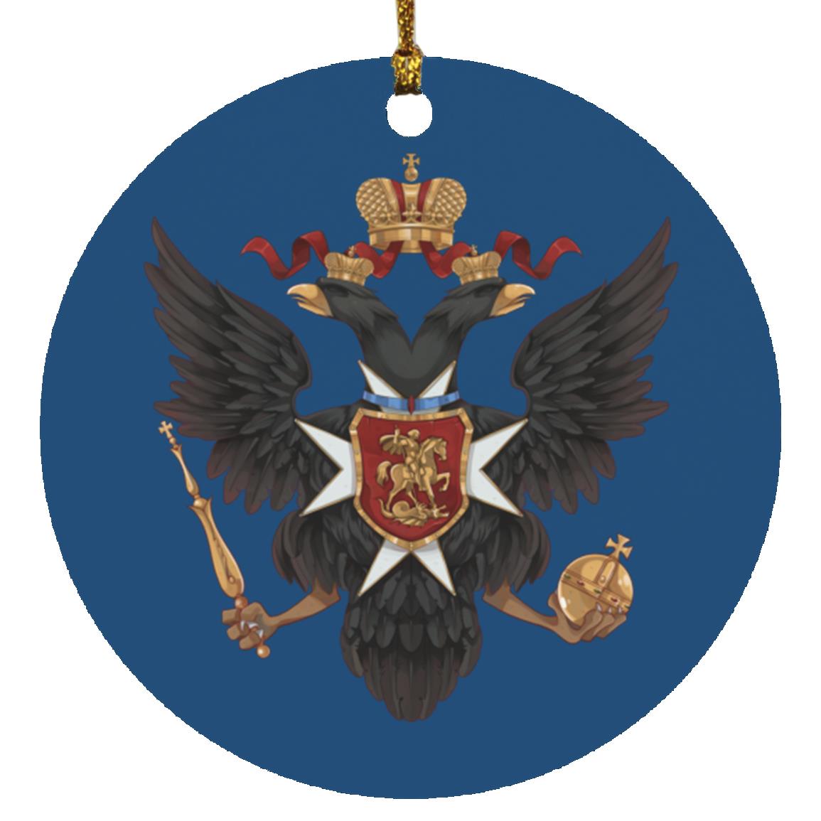 Russian Imperial Eagle Christmas Ornament