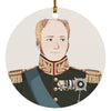 Manga Tsar Alexander I Christmas Ornament