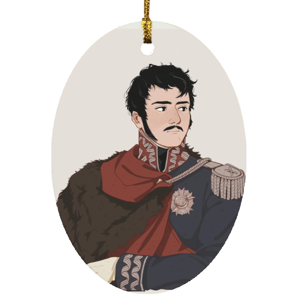 Manga Marshal Poniatowski Christmas Ornament - Napoleonic Impressions