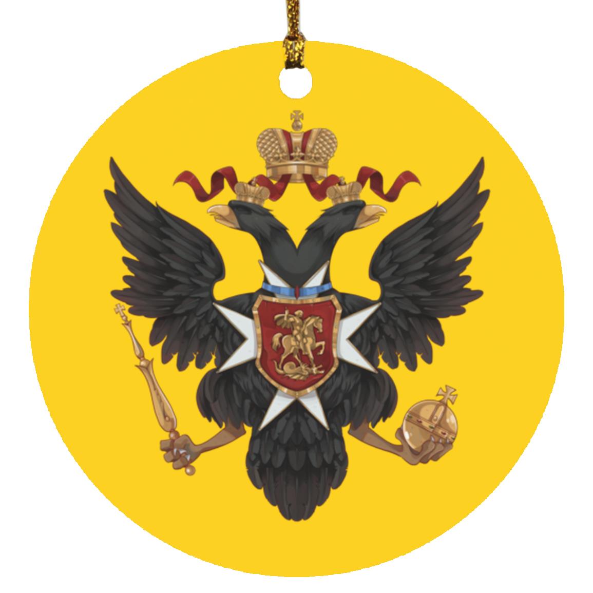 Byzantine Double Headed Eagle Imperial Crest or Royal Coat of Arms
