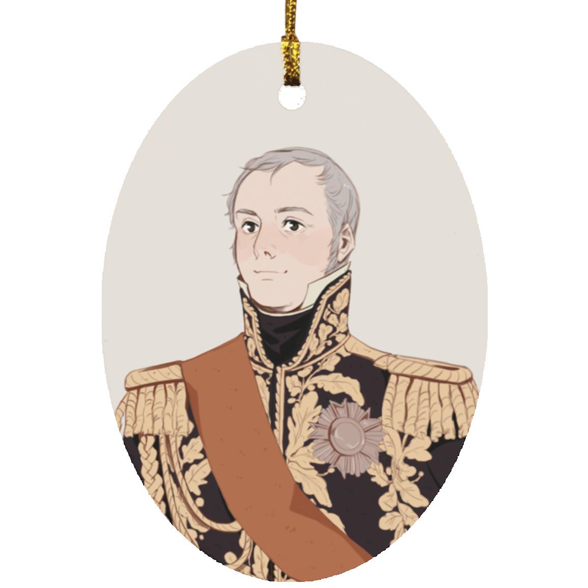 Manga Marshal MacDonald Christmas Ornament - Napoleonic Impressions