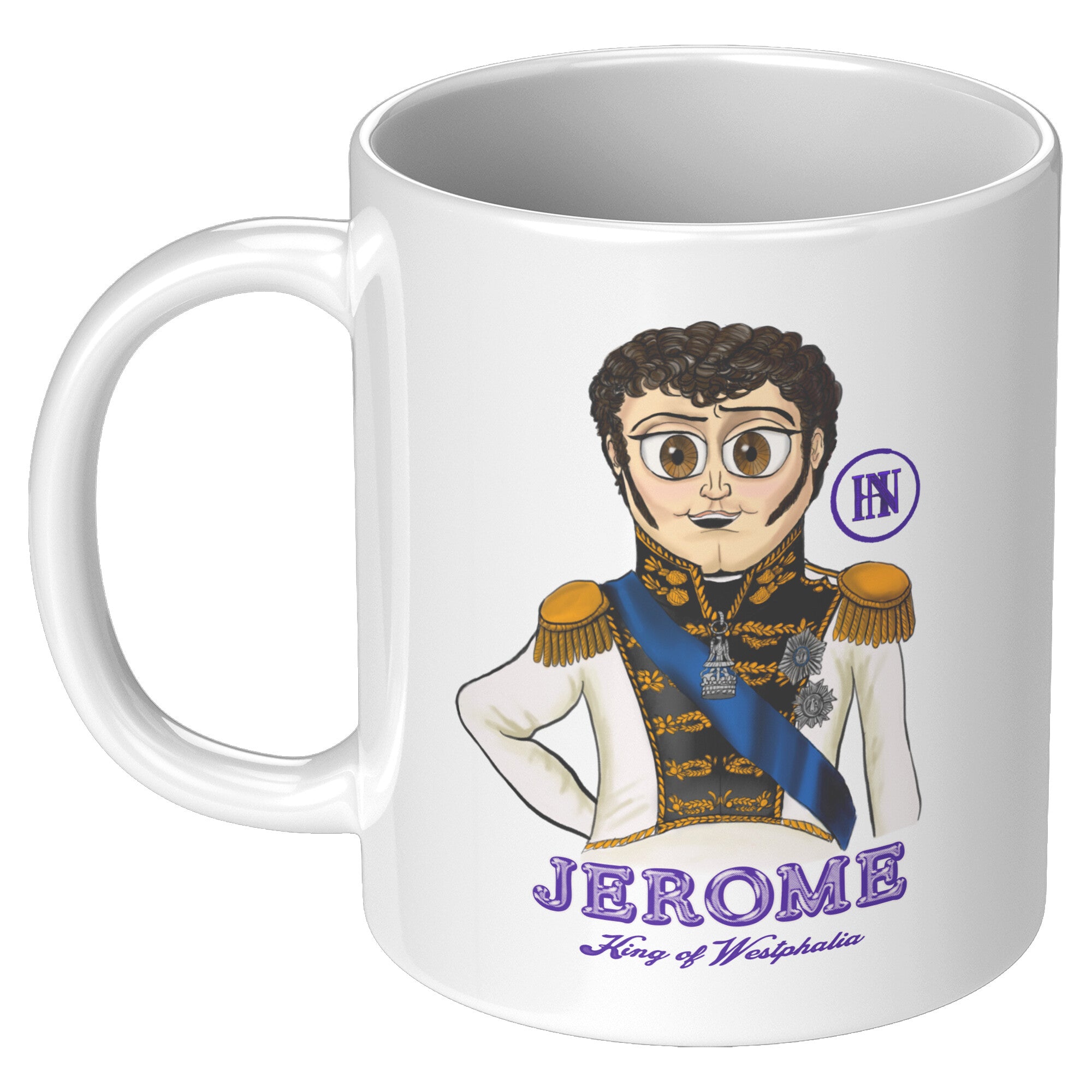 Jerome Bonaparte King of Westphalia Cartoon Mug