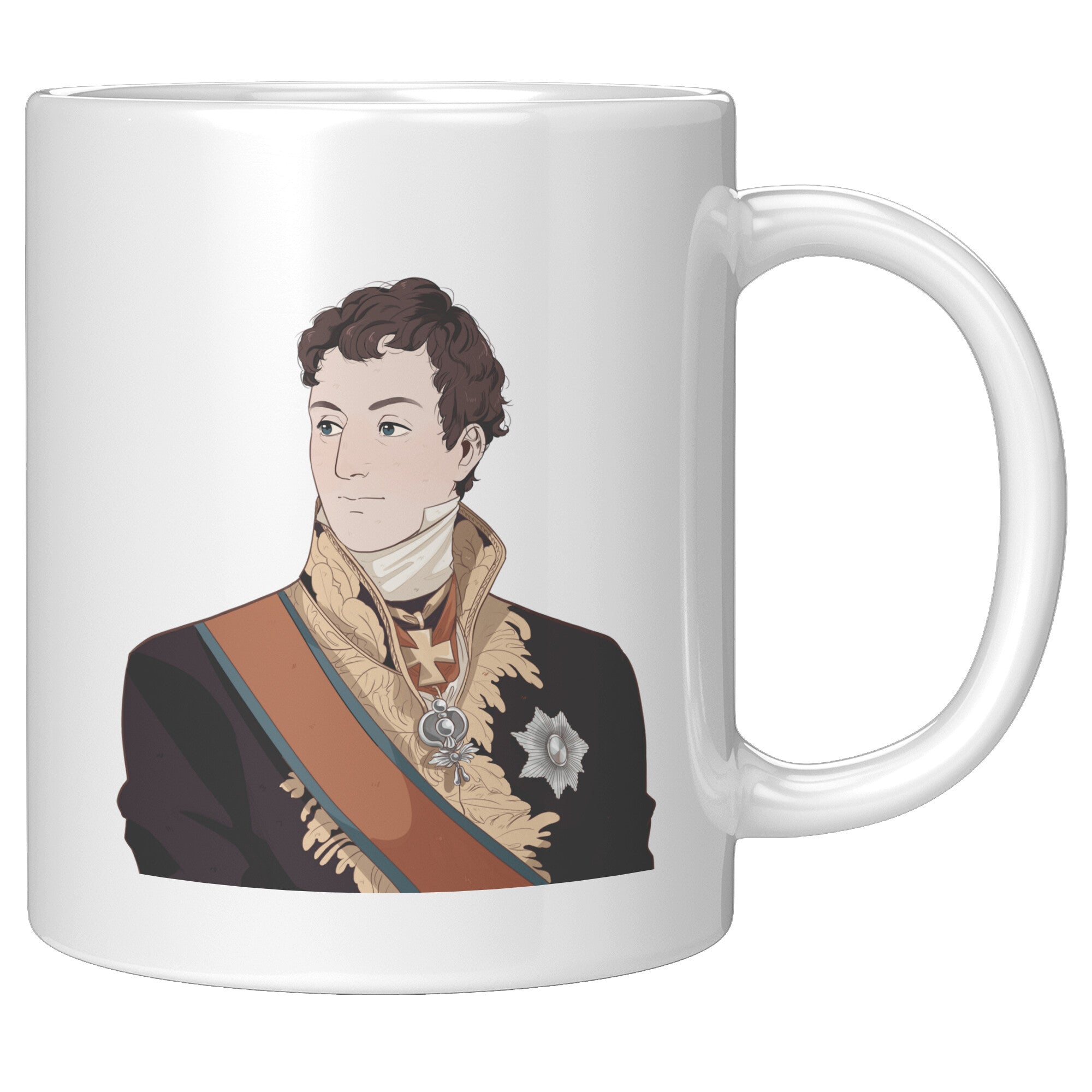 Klemens von Metternich Manga Style Mug