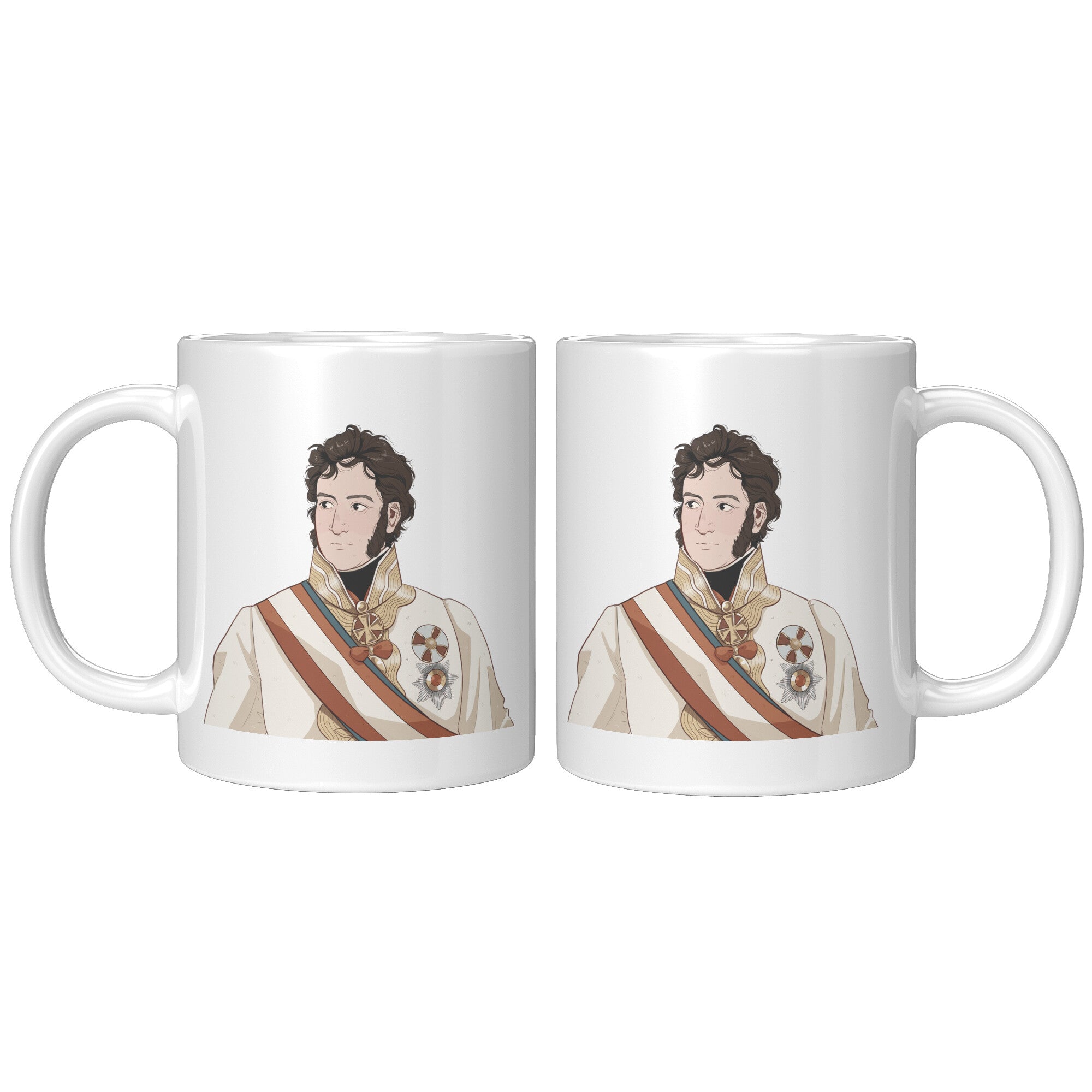 Prince Schwarzenberg Manga Style Mug