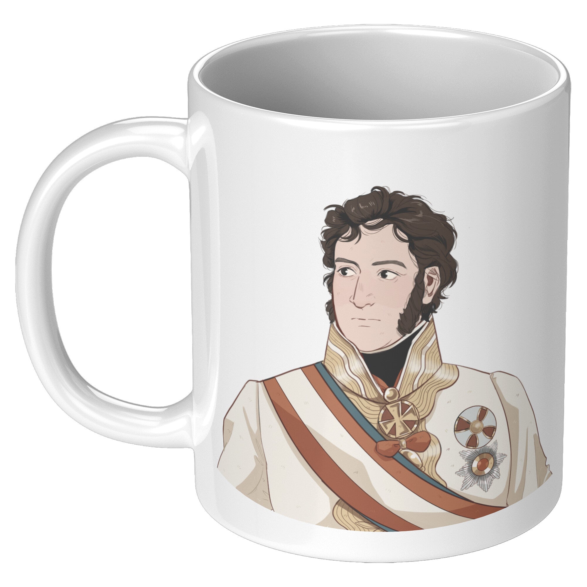 Prince Schwarzenberg Manga Style Mug