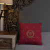 Napoleon Bee Pattern Cushion (Red) - Napoleonic Impressions