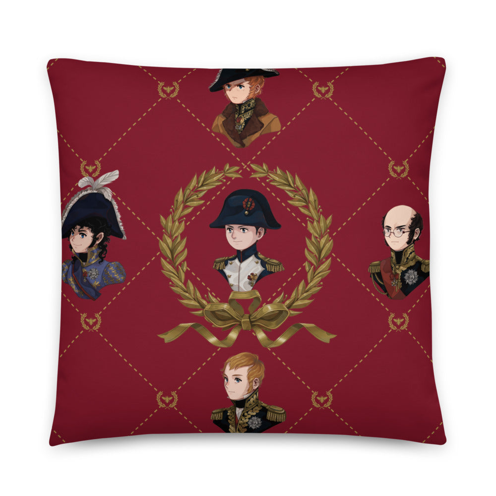 Napoleon & Co. Chibi Manga Cushion (Red) - Napoleonic Impressions
