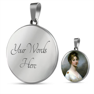 Queen Louise of Prussia Circle Pendant - Napoleonic Impressions