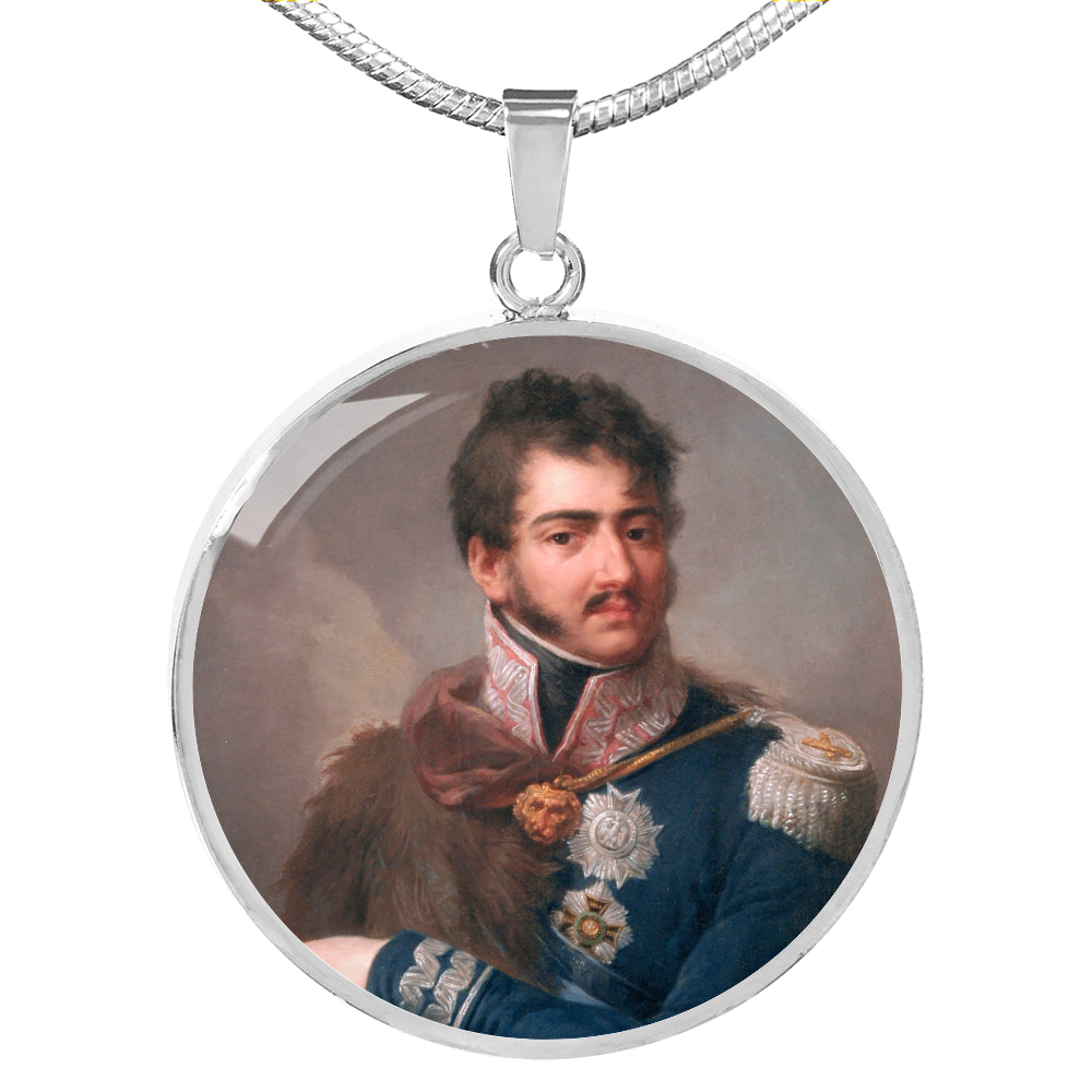 Jozef Poniatowski Circle Pendant - Napoleonic Impressions