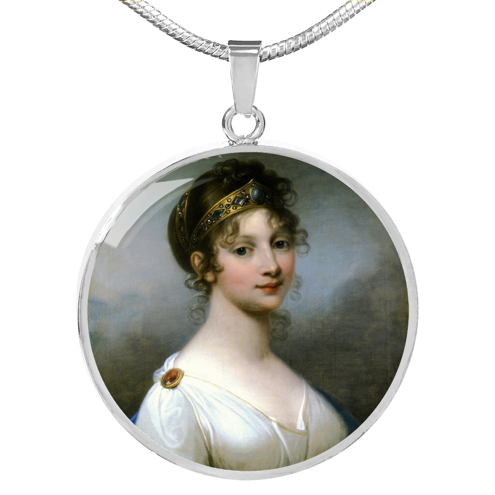 Queen Louise of Prussia Circle Pendant - Napoleonic Impressions