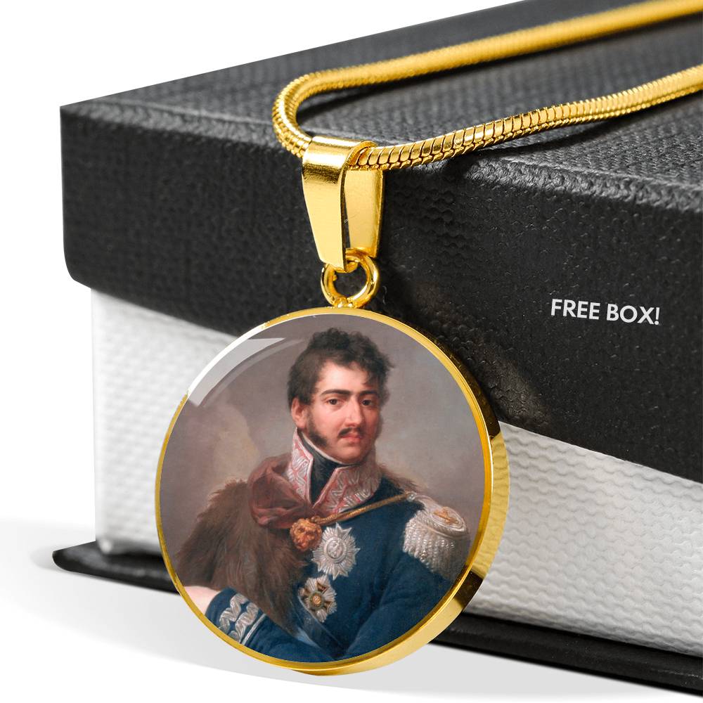 Jozef Poniatowski Circle Pendant - Napoleonic Impressions
