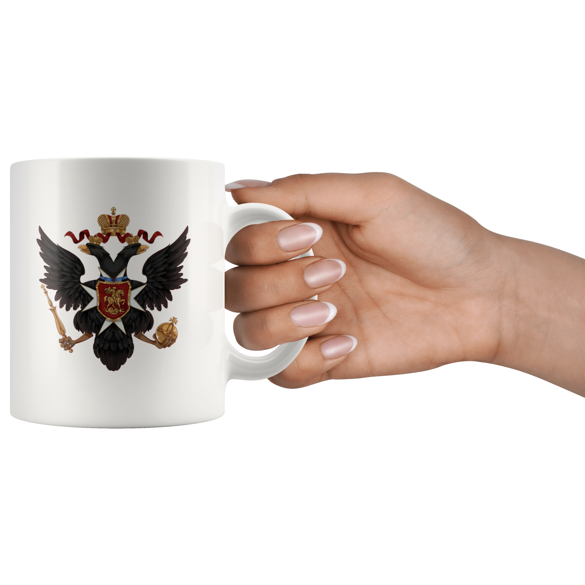 Russian Imperial Eagle Mug