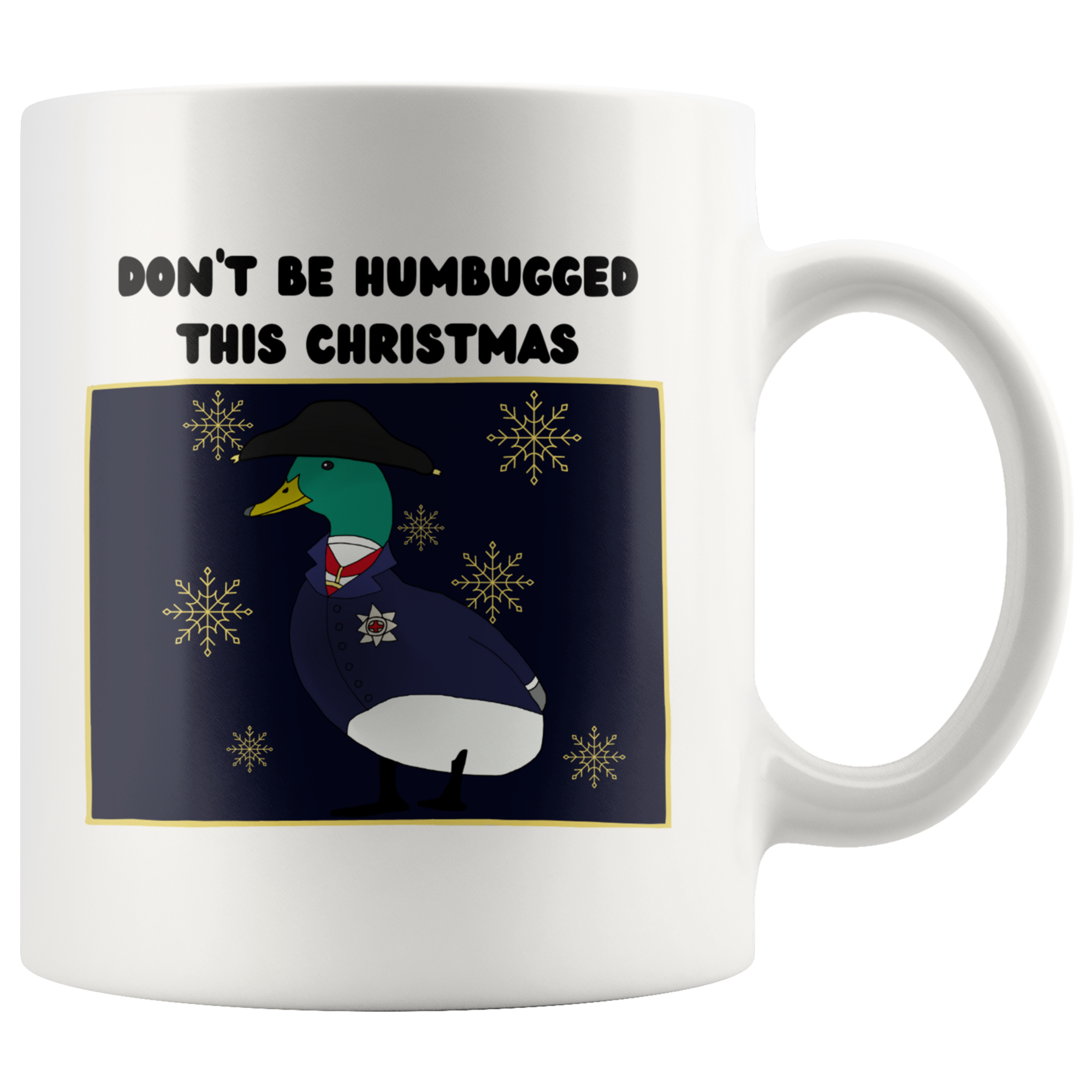 Duck of Wellington 'Don't Be Humbugged' Christmas Mug - Napoleonic Impressions