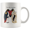 Napoleon & Josephine Romantic Penguins Mug - Napoleonic Impressions
