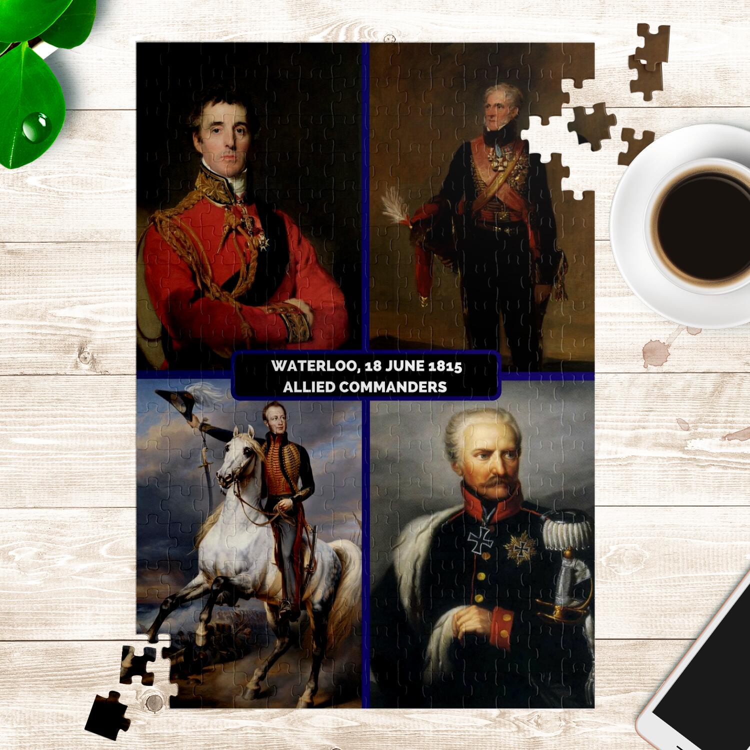Allied commanders Battle of Waterloo Jigsaw Puzzle - Napoleonic Impressions