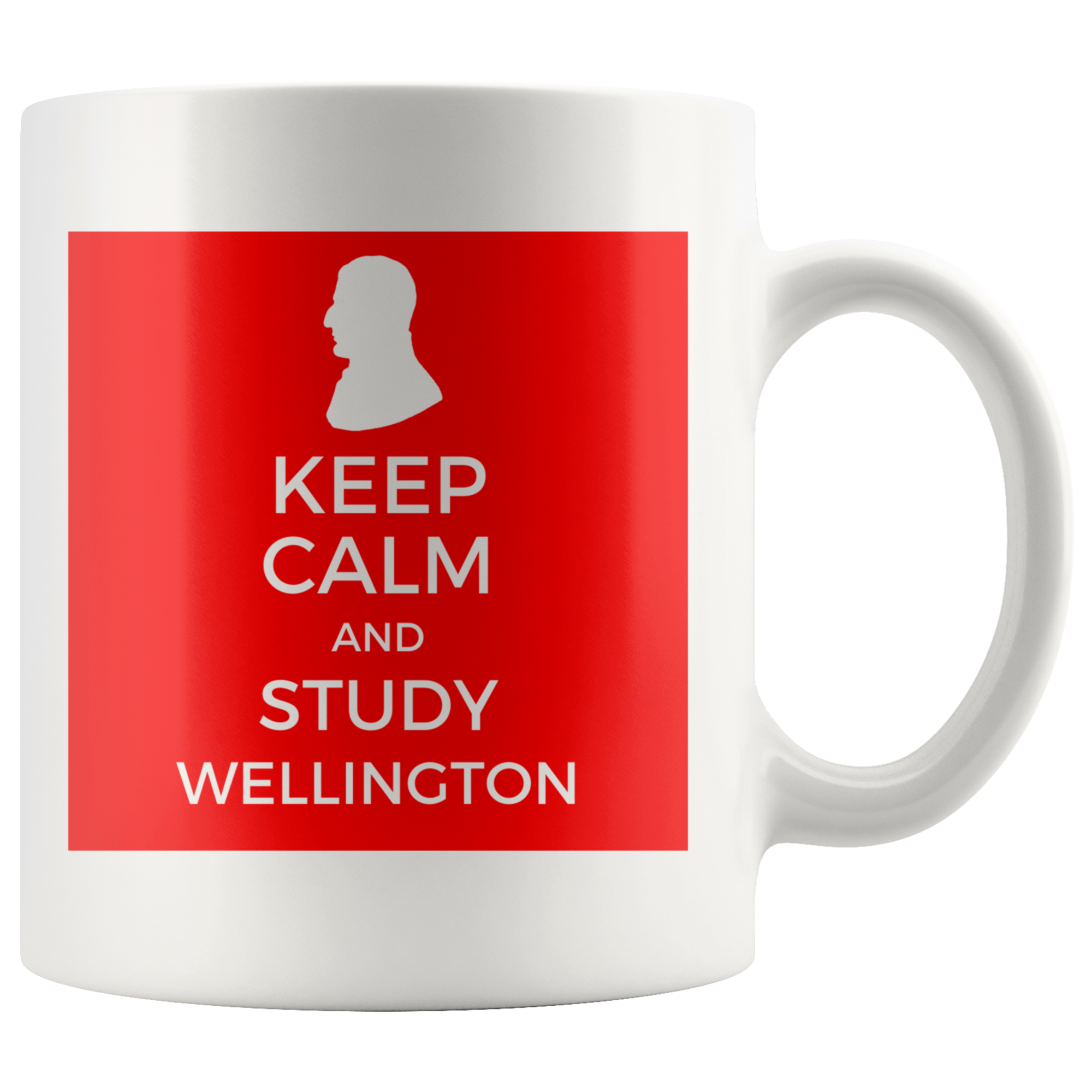 Keep Calm and Study Wellington Mug - Napoleonic Impressions