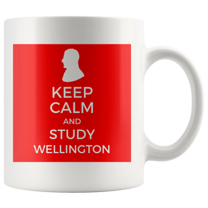 Keep Calm and Study Wellington Mug - Napoleonic Impressions