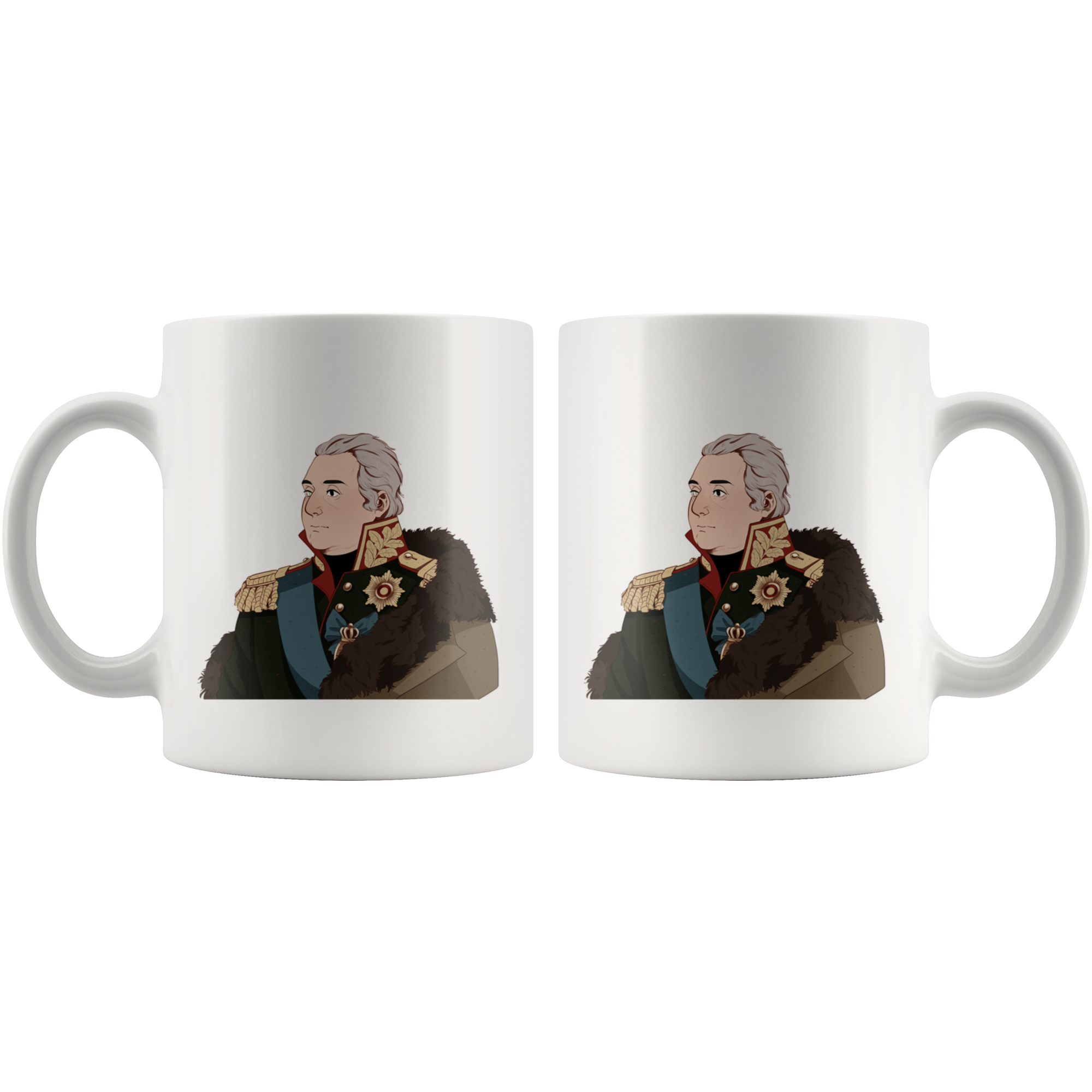 Mikhail Kutuzov Manga Style Mug - Napoleonic Impressions