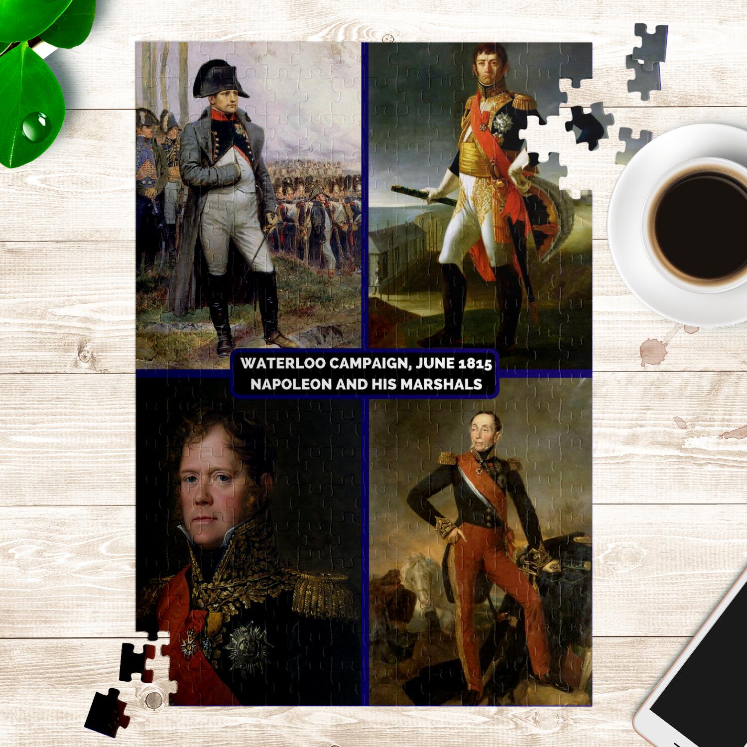 Napoleon and his Marshals: Waterloo Campaign Jigsaw Puzzle - Napoleonic Impressions