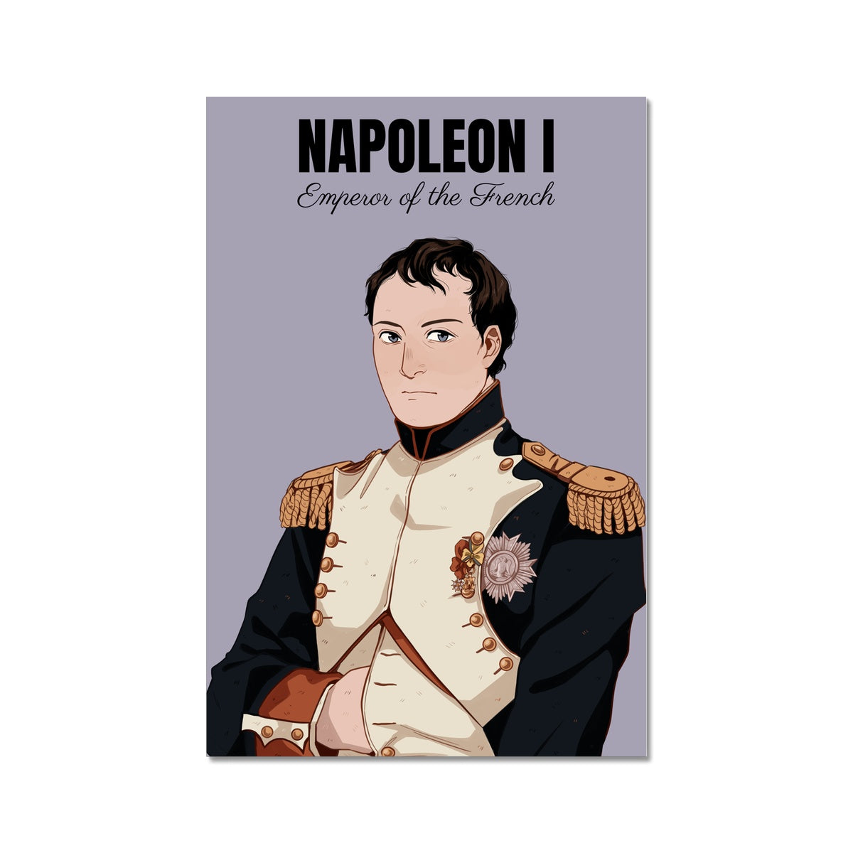 Emperor Napoleon Manga Style Fine Art Print - Napoleonic Impressions