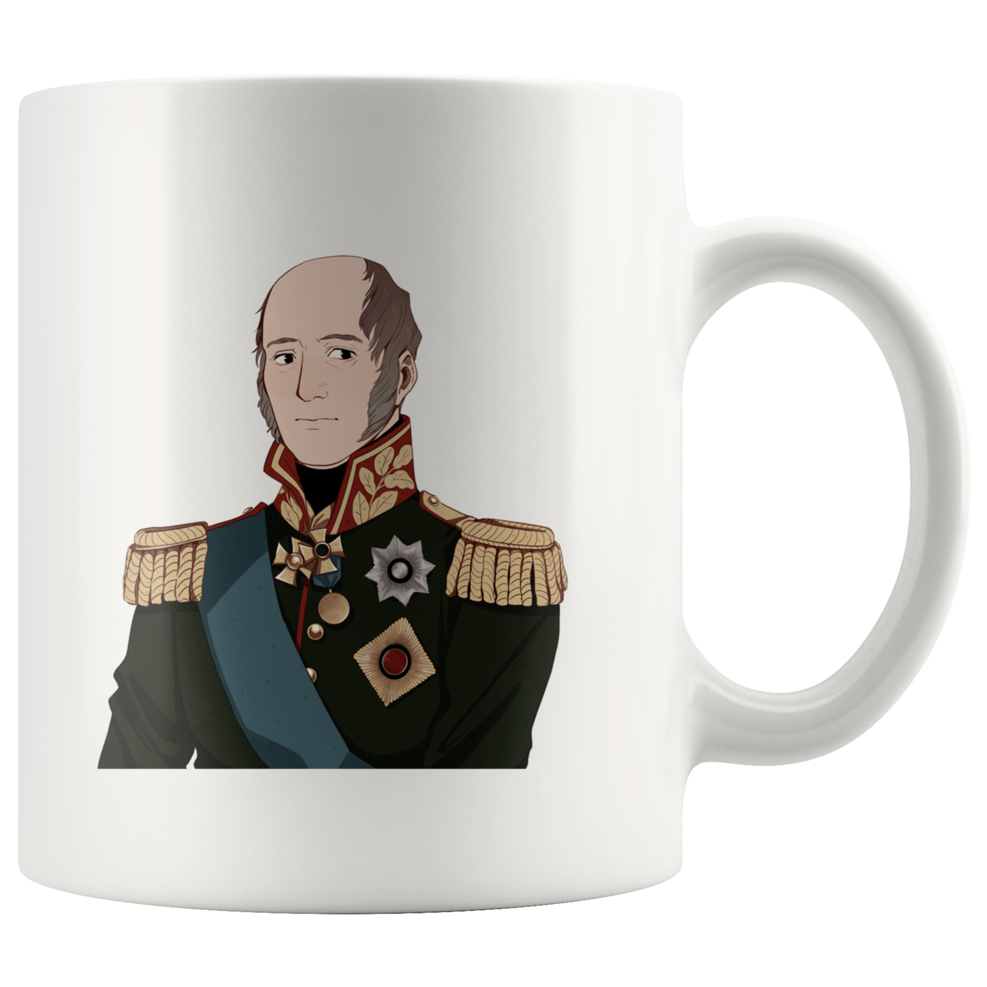 Mikhail Barclay de Tolly Manga Style Mug - Napoleonic Impressions