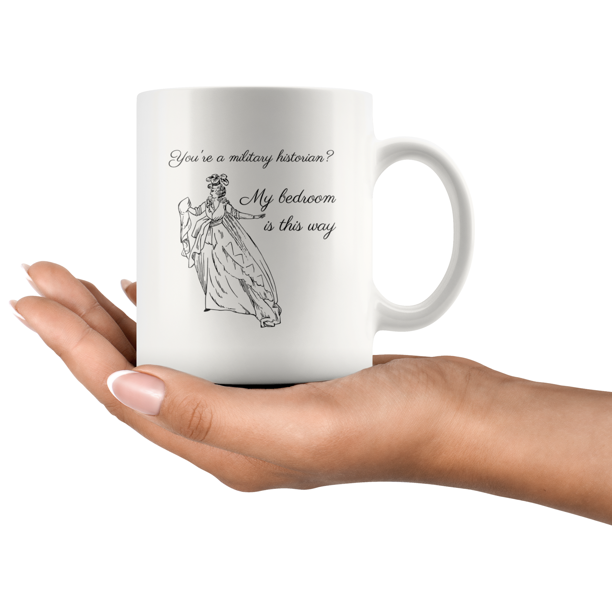 'My Bedroom Is This Way' Funny History Mug - Napoleonic Impressions