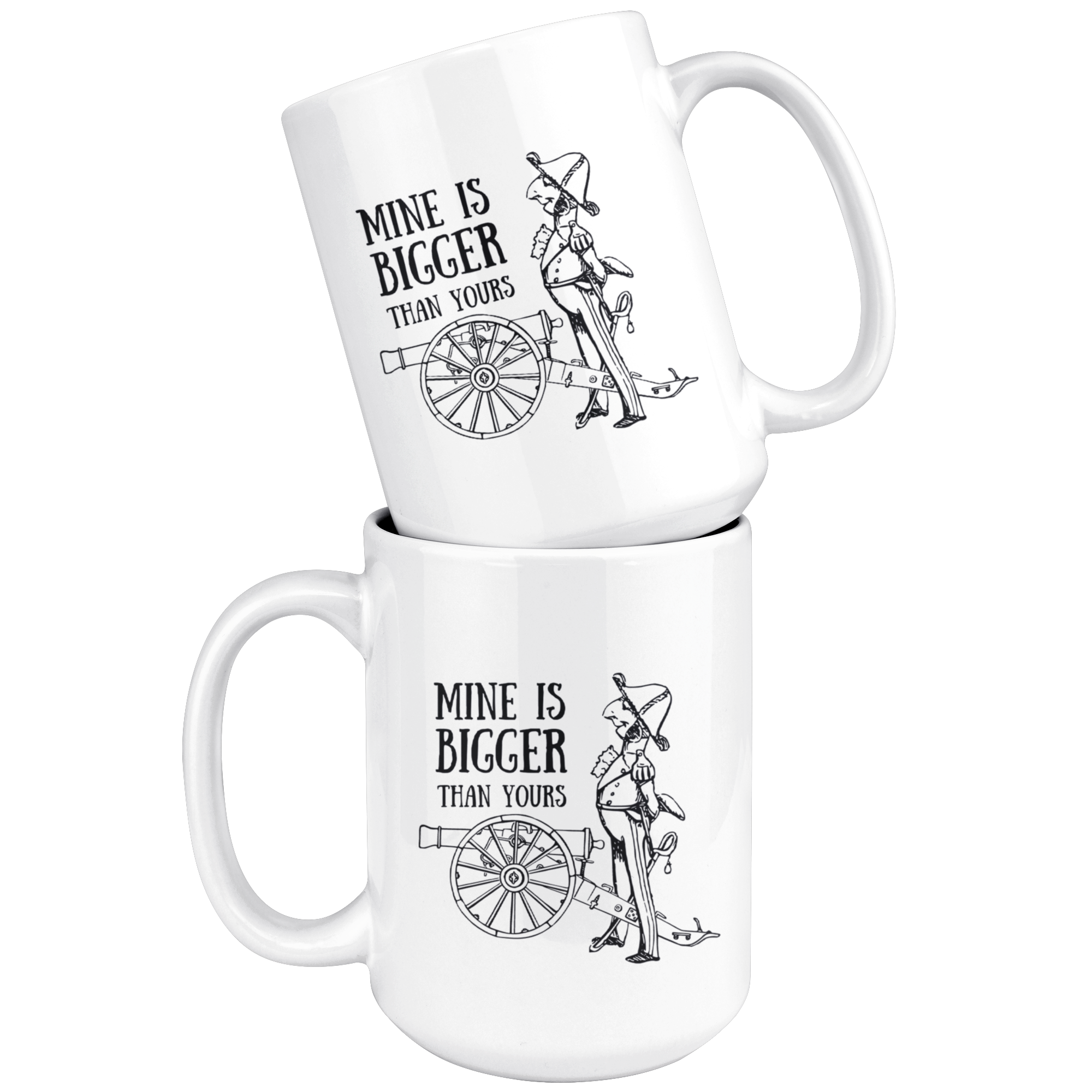 'Mine is Bigger than Yours' Funny History Mug - Napoleonic Impressions