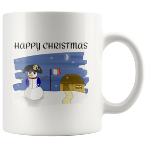 Napoleon Snowman Christmas Mug - Napoleonic Impressions