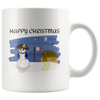 Napoleon Snowman Christmas Mug - Napoleonic Impressions