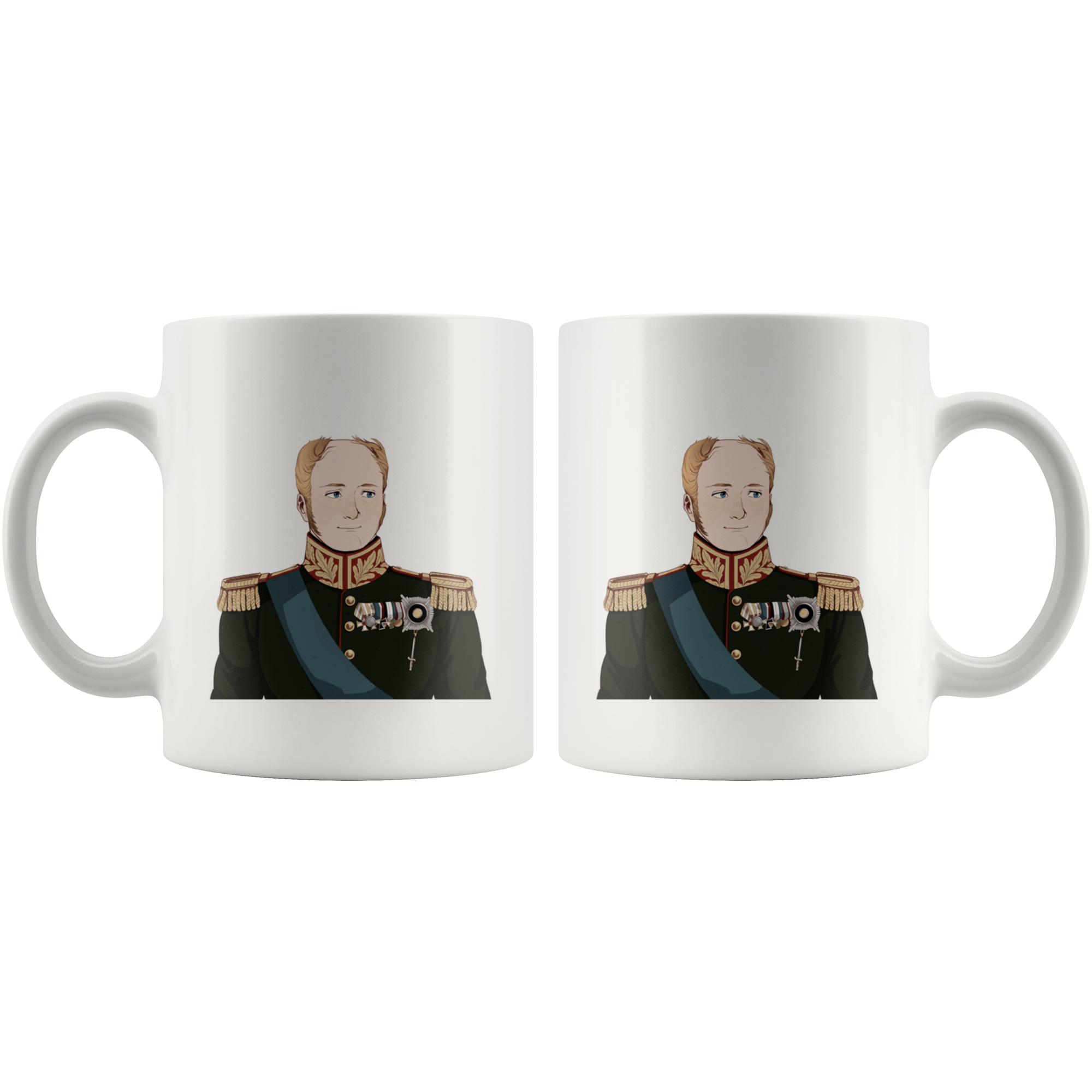 Tsar Alexander I Manga Style Mug