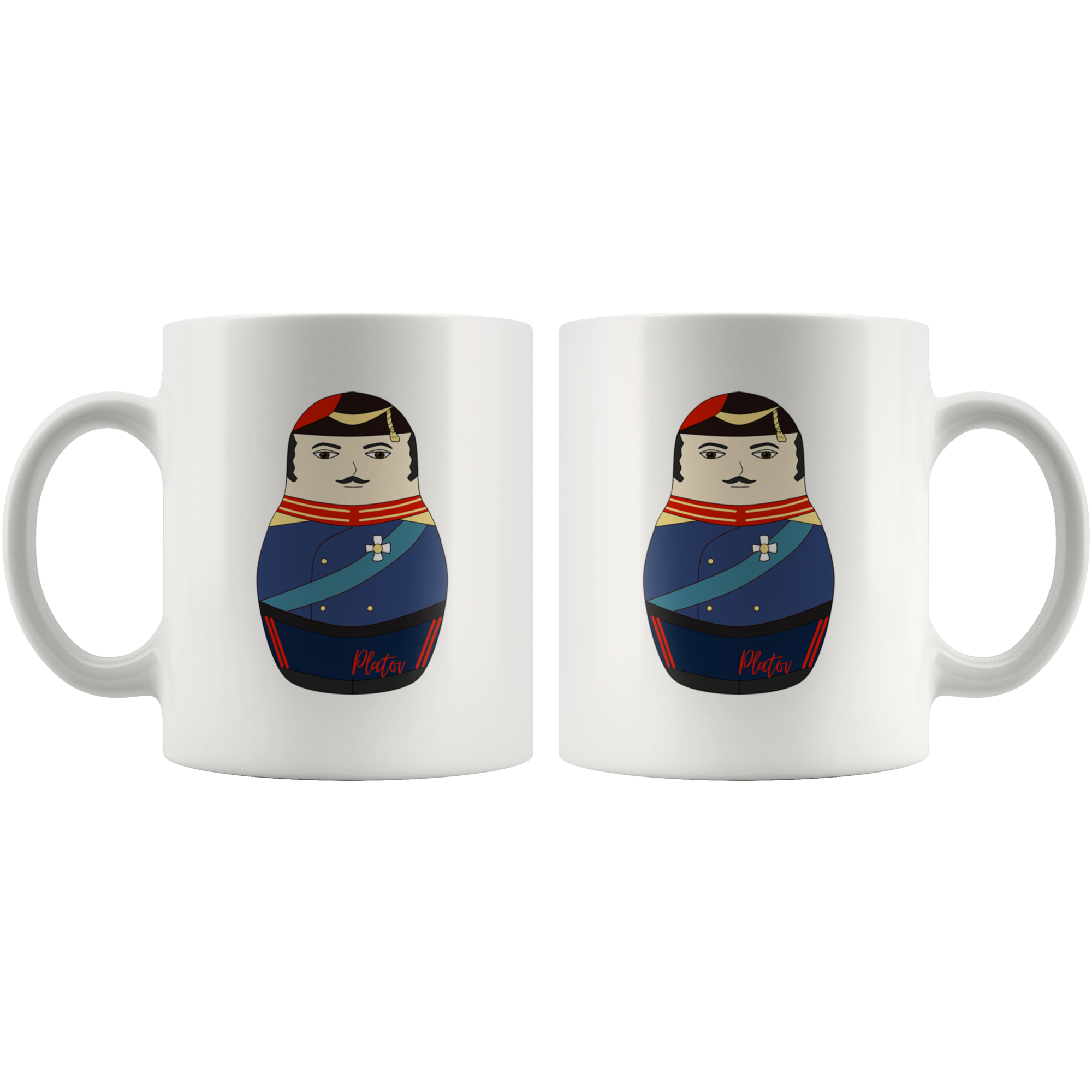 Ataman Platov Matryoshka Mug - Napoleonic Impressions