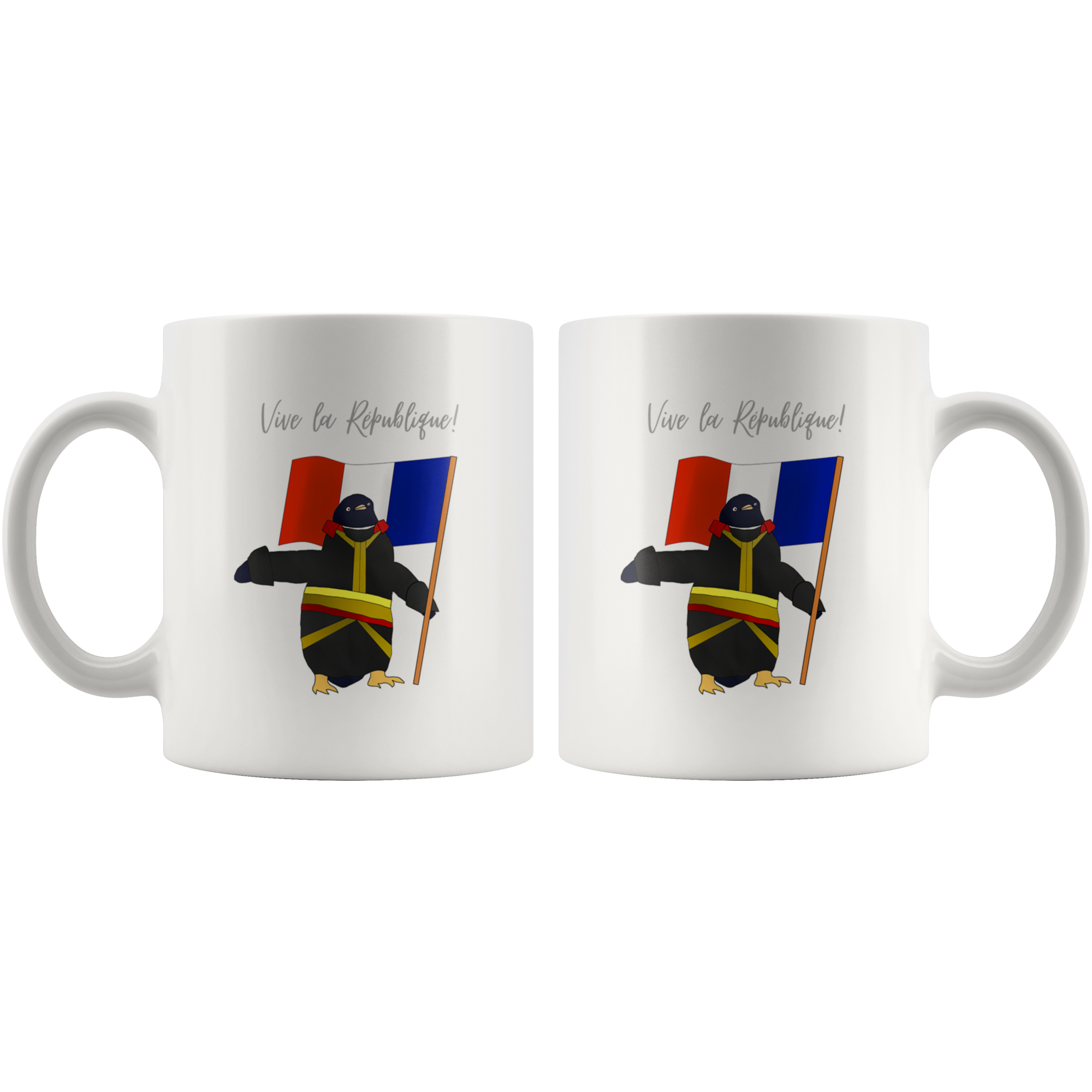 Penguin Bonaparte at the Bridge of Arcole Mug - Napoleonic Impressions