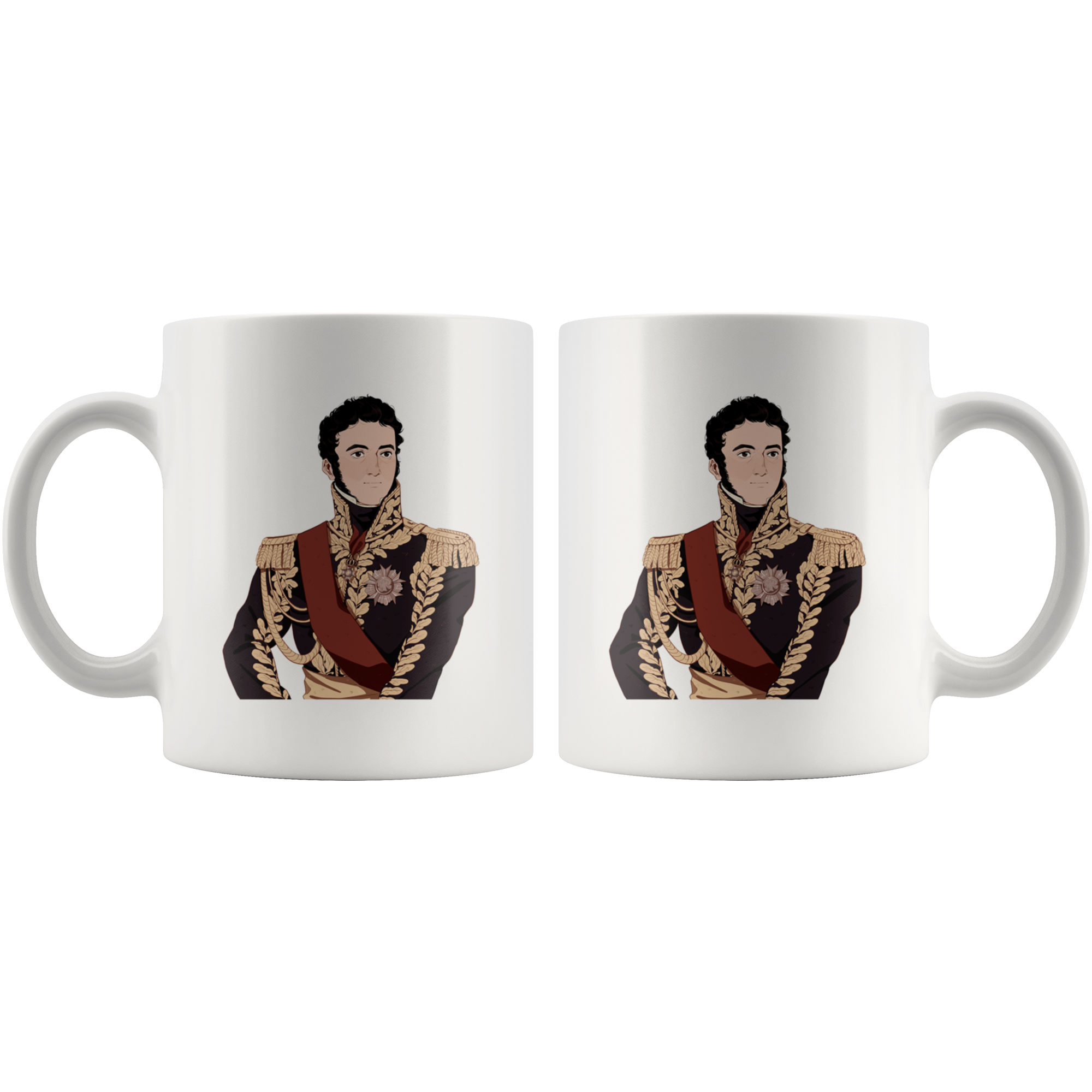 Marshal Suchet Manga Style Mug - Napoleonic Impressions