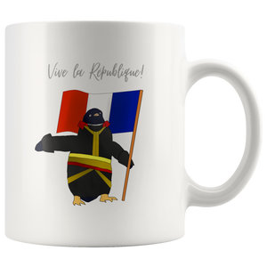 Penguin Bonaparte at the Bridge of Arcole Mug - Napoleonic Impressions