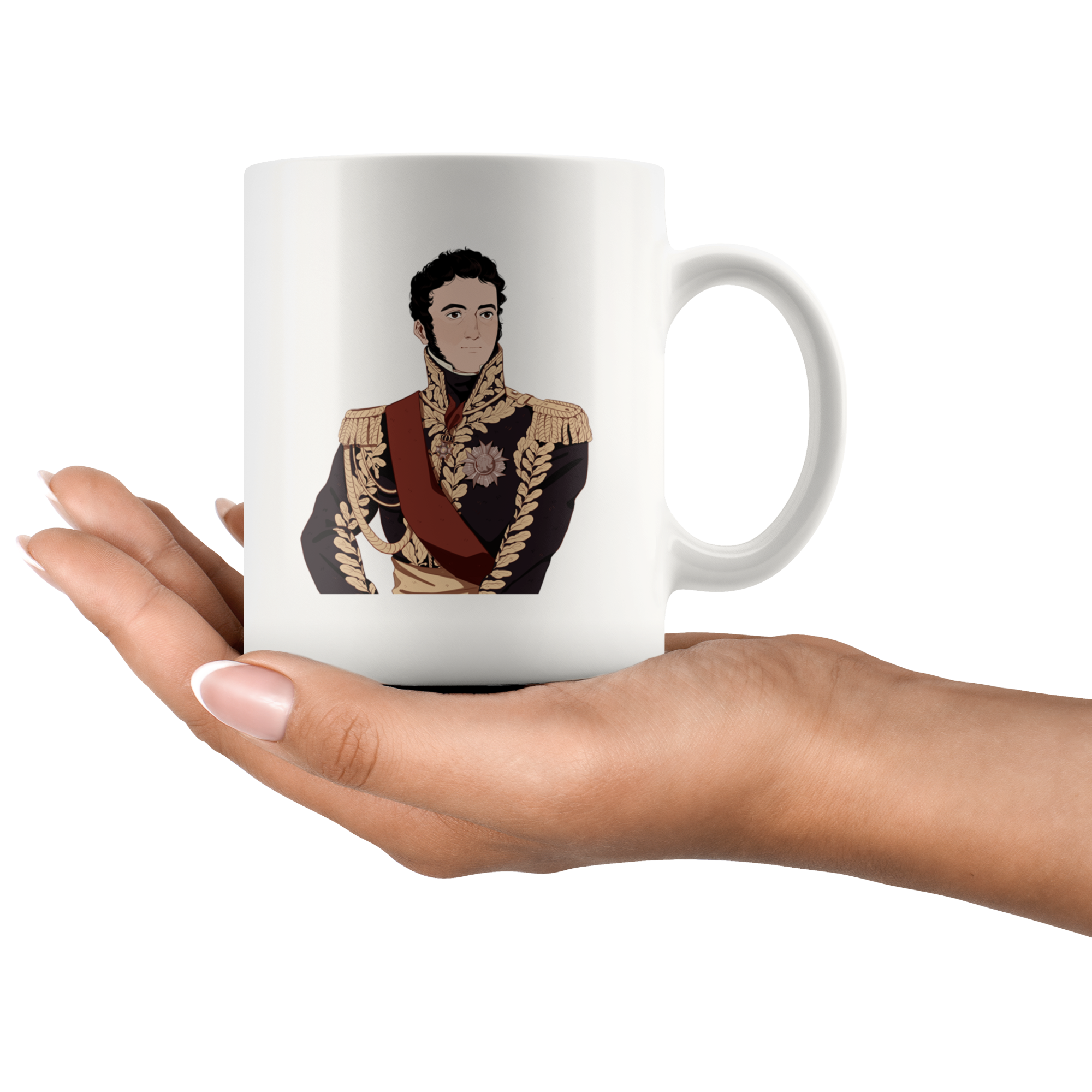 Marshal Suchet Manga Style Mug - Napoleonic Impressions