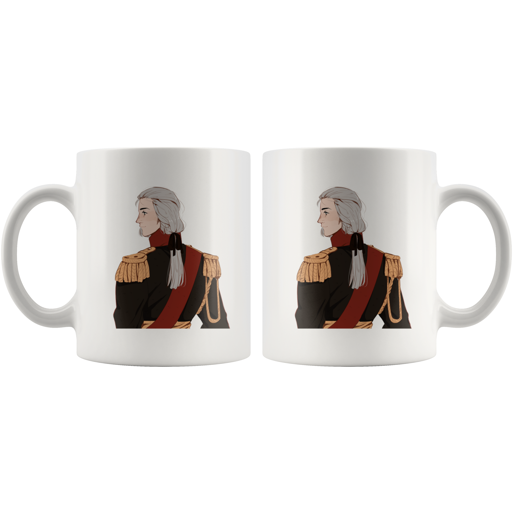 Marshal Bessieres Manga Style Mug - Napoleonic Impressions