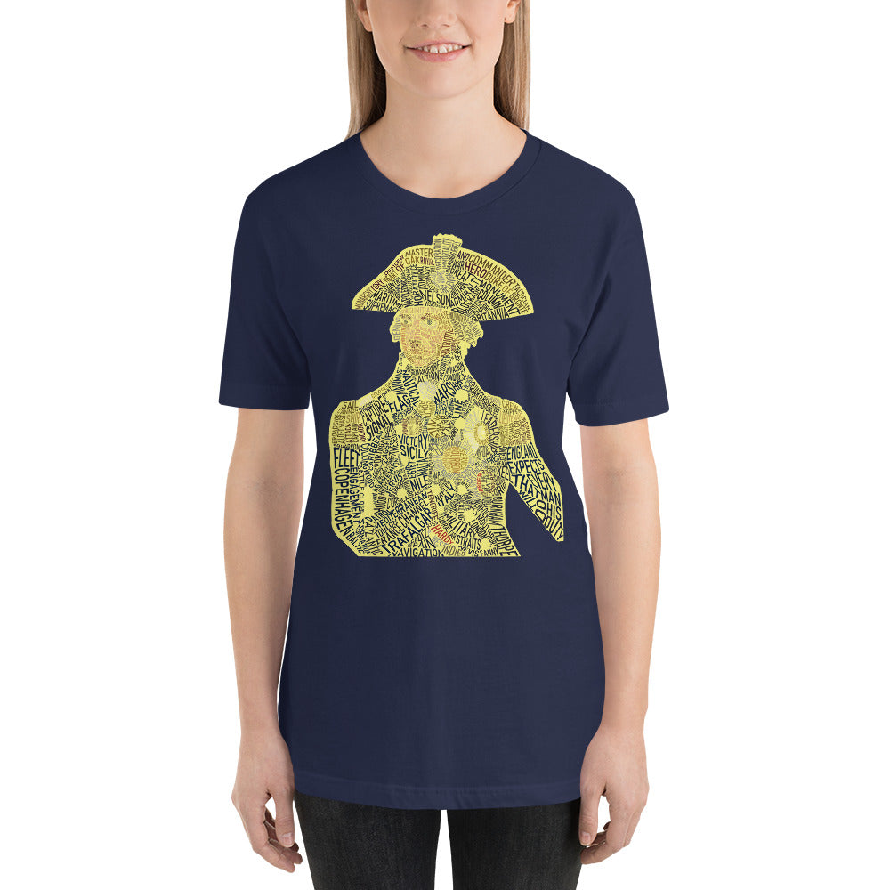 Horatio Nelson Text Art Premium Unisex Tee - Napoleonic Impressions