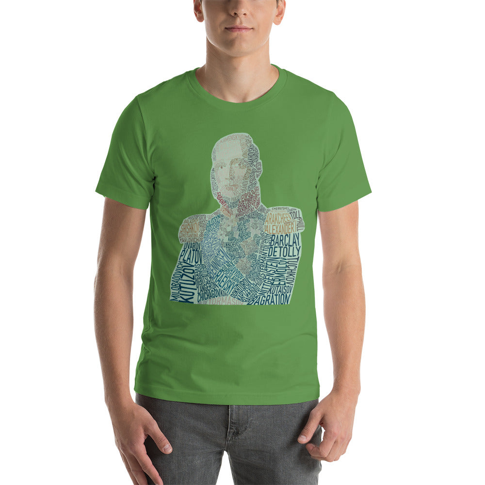 Barclay de Tolly Russian Generals Text Art Premium Unisex Tee - Napoleonic Impressions