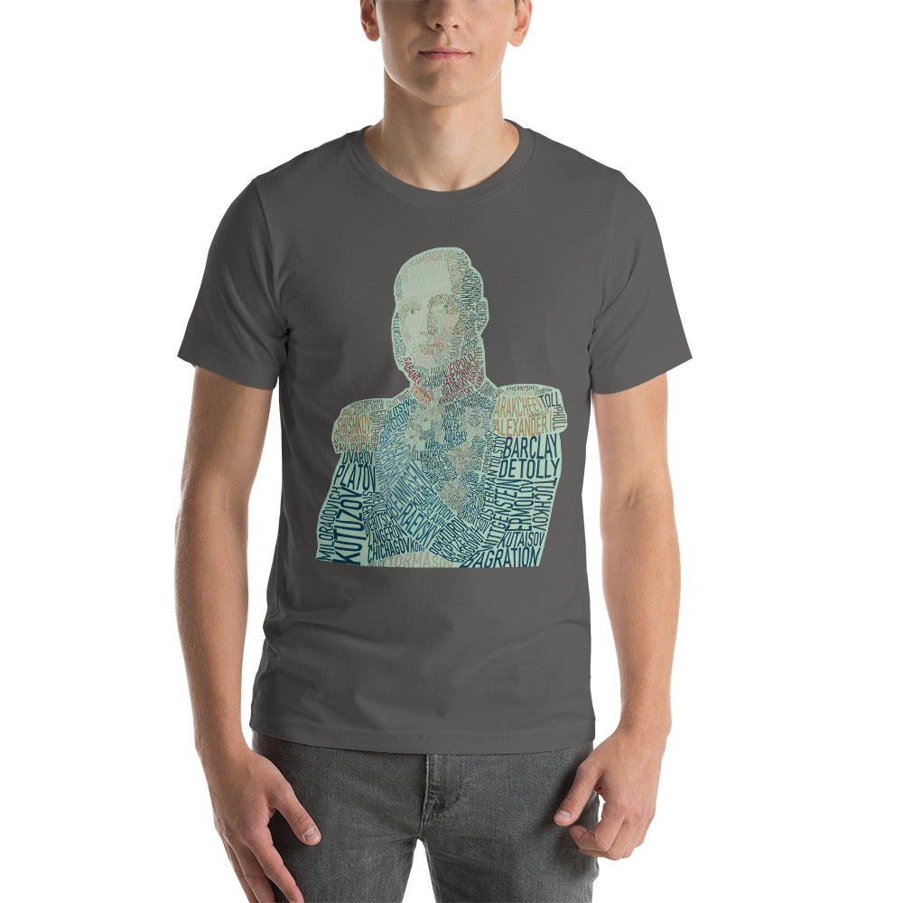 Barclay de Tolly Russian Generals Text Art Premium Unisex Tee - Napoleonic Impressions